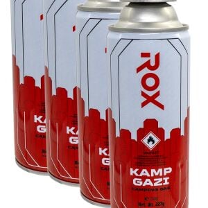 ROX Kamp Ocak Gazı Valfli Kartuş 227gr - 24 Adet