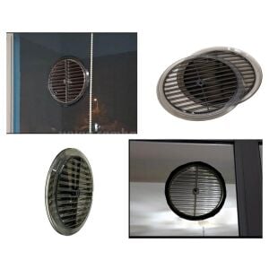 6488 Doğalgaz Cam Menfezi 180 mm - Füme