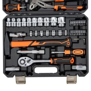 5591 İçi Dolu Tamir Bakım Alet Takım Çantası 58 Parça