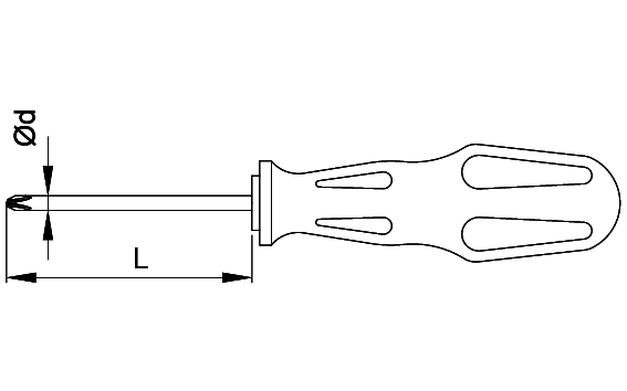 CETA FORM 4200/106M Torex Yıldız Uçlu Tornavida Ph4x200 mm
