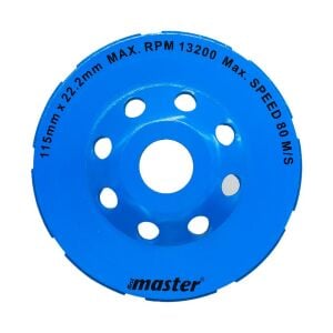 Master 504900 Çift Sıra Elmas Yüzey Temizleme 115 mm