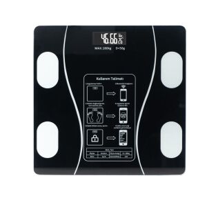 Hegi 239100118 Bluetooth Akıllı Dijital Baskül Tartı Maks:180 Kg
