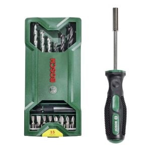 Bosch X-Line Ahşap/Beton Delme Vidalama Matkap Ucu Seti 16 Parça