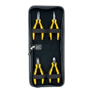 Ceta Form H20-W04 Deri Çantalı Elektronikçi Pense Takımı 4 Parça