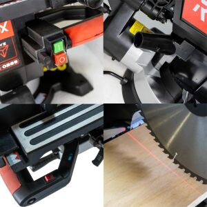 Rox 0289 Kombine Gönye ve Tezgah Testeresi 305 mm (1800W)