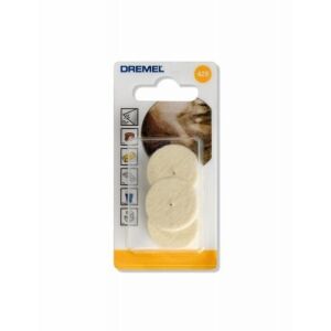 Dremel 429 Polisaj Parlatma Keçesi 26 mm (3'lü Paket)