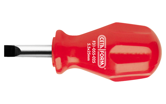 CETA FORM 4100/TP65M Torex Topaç Düz Uçlu Tornavida 6,5x25 mm