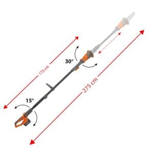 Max Extra MX8009 Akülü 20V 4Ah Teleskopik Dal Budama 275cm