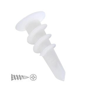 Plastik Burgulu Alçıpan Dübeli (Turbolet) 30 mm
