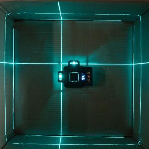 Pars PR7120 Yeşil Çizgi Lazer Şakül Hizalama 360° (10 Metre)