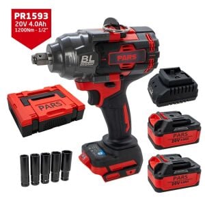 Pars PR1593 Kömürsüz Akülü Somun Sıkma 1/2'' 1200Nm 20V 4Ah