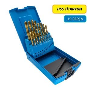 Master 530831 Titanyum HSS Matkap Ucu Seti 1-10mm (19 Parça)