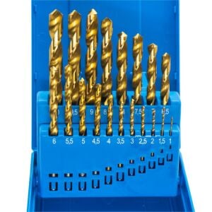 Master 530831 Titanyum HSS Matkap Ucu Seti 1-10mm (19 Parça)