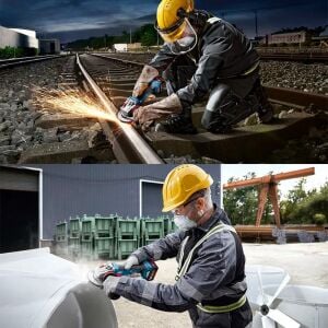 Bosch GWS 18V-11S Tek Akülü Avuç Taşlama 125 mm 18V 5Ah