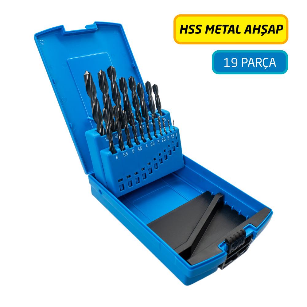 Master 530830 HSS Matkap Ucu Seti 1-10mm (19 Parça)