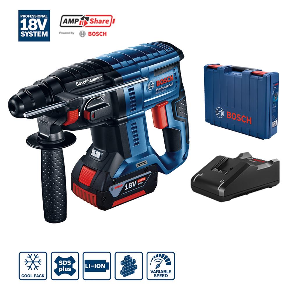 Bosch GBH 180-LI Tek Akülü Kırıcı Delici 18V 4Ah