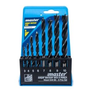 Master 530840 Ahşap Matkap Ucu Seti 3-10mm (8 Parça)