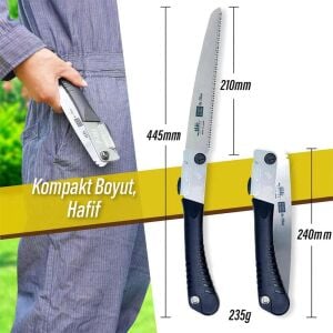 Suizan F004 Katlanır Japon Testeresi 21 cm