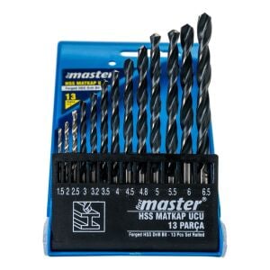 Master 530825 HSS Matkap Ucu Seti 1.5-6.5mm (13 Parça)