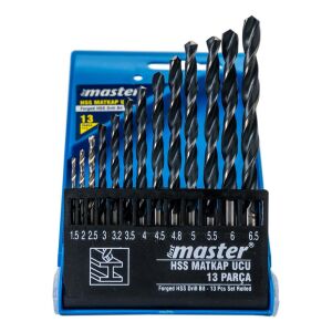 Master 530825 HSS Matkap Ucu Seti 1.5-6.5mm (13 Parça)