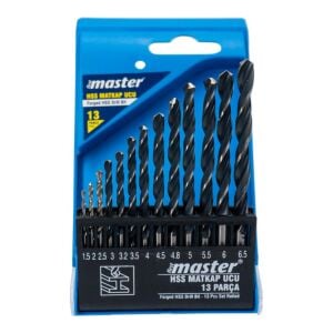 Master 530825 HSS Matkap Ucu Seti 1.5-6.5mm (13 Parça)