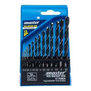 Master 530825 HSS Matkap Ucu Seti 1.5-6.5mm (13 Parça)