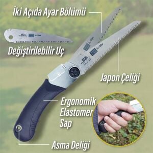 Suizan F003 Mini Katlanır Japon Testeresi 12 cm