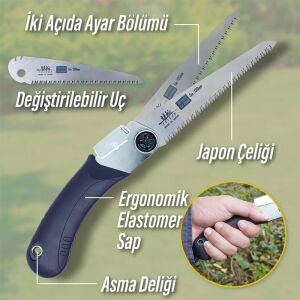 Suizan F003 Mini Katlanır Japon Testeresi 12 cm