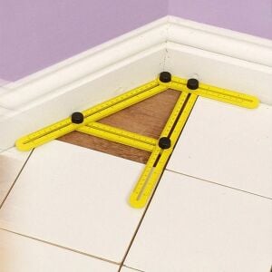 Titi 3300 Çok Fonksiyonlu Açılı Katlanır Plastik Şablon Cetveli