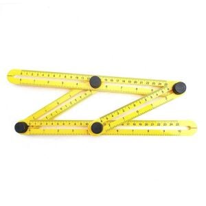 Titi 3300 Çok Fonksiyonlu Açılı Katlanır Plastik Şablon Cetveli