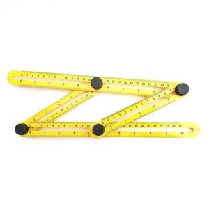 Titi 3300 Çok Fonksiyonlu Açılı Katlanır Plastik Şablon Cetveli