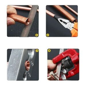 6010 Alüminyum ve Bakır Boru Havşa Açma Kesme Takımı 7 Parça