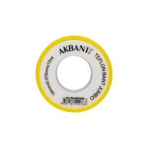 Akbant 505305 Jumbo Geniş Teflon Bant 19mm x 0.076mm x 15mt