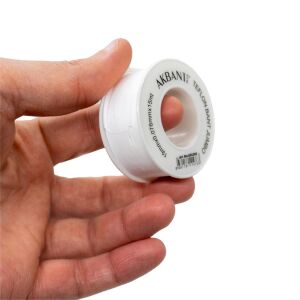 Akbant 505305 Jumbo Geniş Teflon Bant 19mm x 0.076mm x 15mt