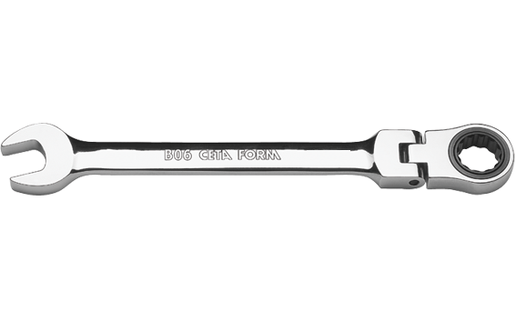 CETA FORM B06-16 C-Gear Cırcırlı Kombine Anahtar 16 mm (Mafsallı)