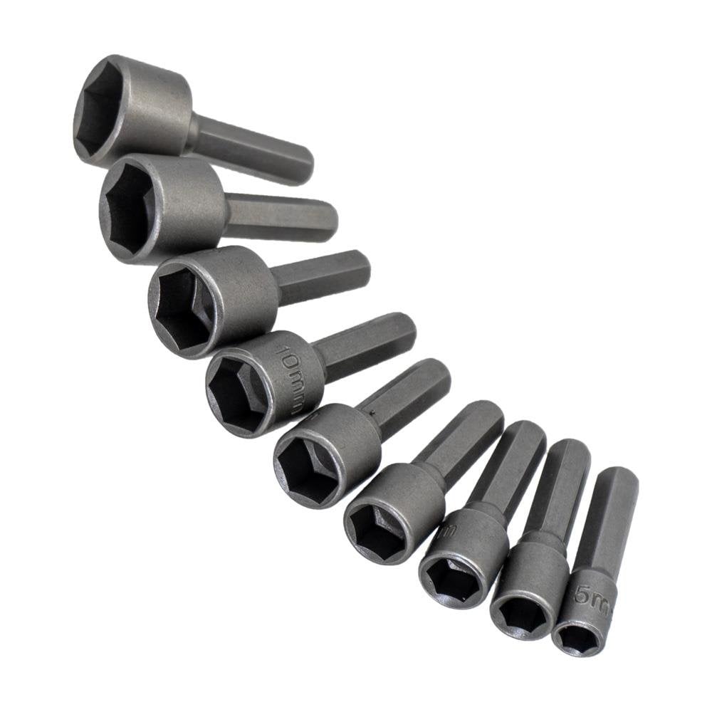 Master 530450 Bits Saplı Lokmalı Somun Adaptörü 5-13mm 9 Parça