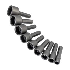 Master 530450 Bits Saplı Lokmalı Somun Adaptörü 5-13mm 9 Parça