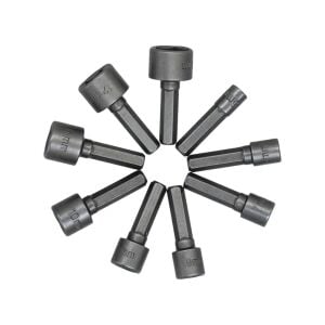 Master 530450 Bits Saplı Lokmalı Somun Adaptörü 5-13mm 9 Parça