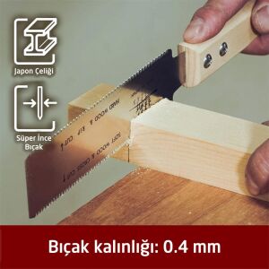 Suizan SFL004 Mini Flush Cut Çift Taraflı Japon Testeresi 15 cm