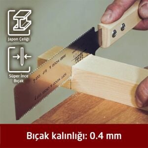 Suizan SFL004 Mini Flush Cut Çift Taraflı Japon Testeresi 15 cm