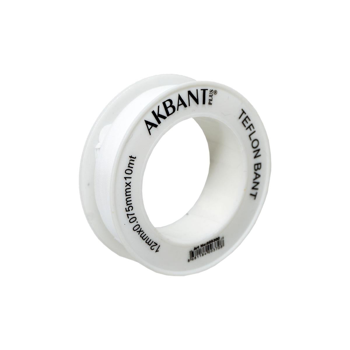 Akbant 505300 Teflon Bant 12mm x 0.075mm x 10mt