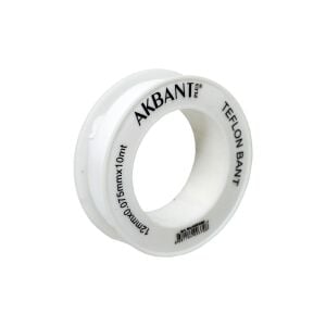 Akbant 505300 Teflon Bant 12mm x 0.075mm x 10mt