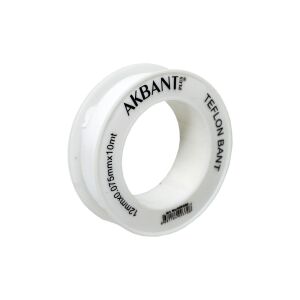 Akbant 505300 Teflon Bant 12mm x 0.075mm x 10mt