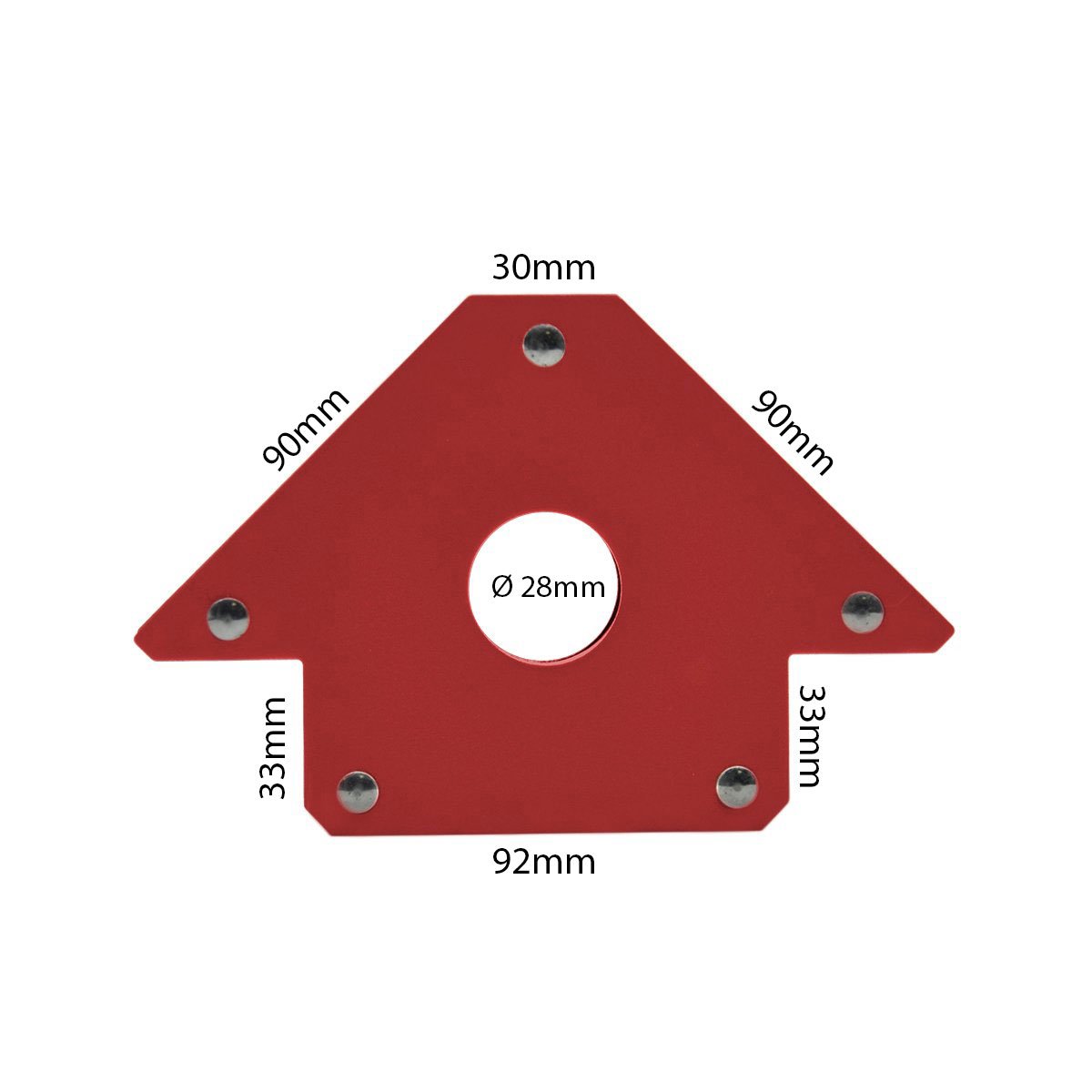 Titi 3800 Manyetik Açılı Kaynak Tutucu Mıknatıs Gönye 50 Lbs