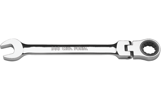 CETA FORM B06-14 C-Gear Cırcırlı Kombine Anahtar 14 mm (Mafsallı)