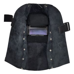 Kolormatik Kaynakçı Baş Maskesi Deri Kapaklı Colormatik Kaynak Maskesi