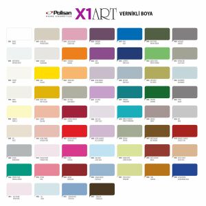 Polisan X1ART Vernikli Hobi Boyası 120ml - Antrasit