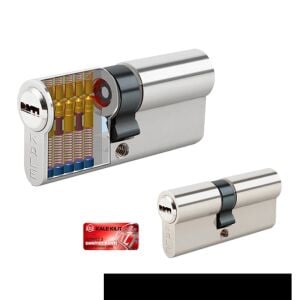 Kale Kilit 164BNE Bilyalı Barel Kilit Göbeği 68 mm Nikel (Saten)