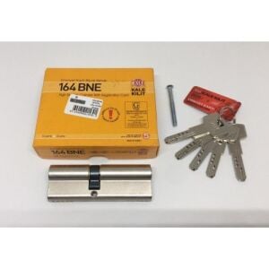 Kale Kilit 164BNE Bilyalı Barel Kilit Göbeği 90 mm Saten