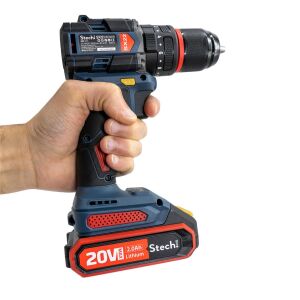 Stechend SX22-2X2.0 Akülü Kömürsüz Darbeli Matkap 20V 2.0Ah 60Nm